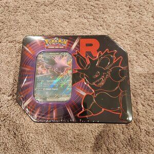 Team Rocket's Tainted Horn Destined Rivals Tin Pokemon Trading Card Game